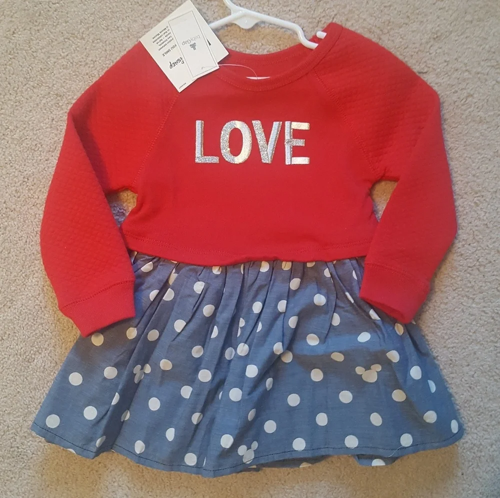 NWT Baby Gap Disney LOVE Dress